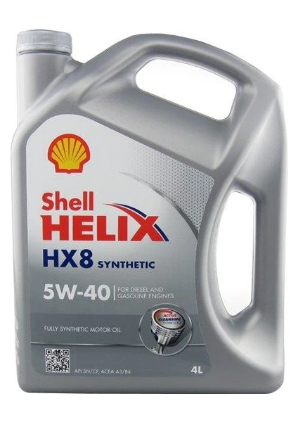 Shell Helix HX8 5W-40 4 Litre Motor Yağı